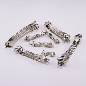 10pcs Rhodium Bow Hairpin French Barrette Sty