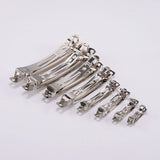 10pcs Rhodium Bow Hairpin French Barrette Sty