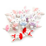 10pcs Baby Silicone Animal Rabbit Beads Food Baby Silicone Teeth Toy Bpa-Free