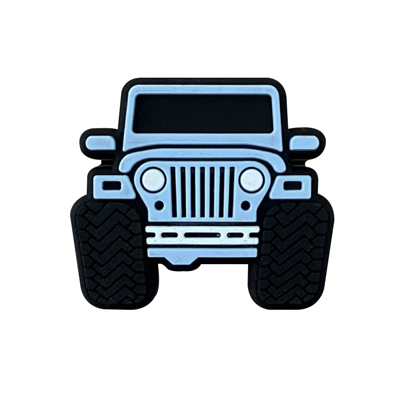 10pcs Baby Silicone Jeep Beads Food Silicone Toy DIY Nipple Chain BPA-free