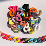 10pcs Acrylic Twisted Chains for Jewelry Making DIY Bracelet Necklace Earrings