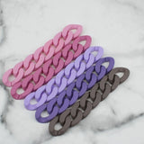 10pcs Acrylic Twisted Chains for Jewelry Making DIY Bracelet Necklace Earrings