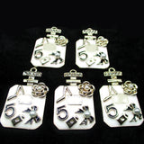 10pcs/Bag Big Size Rhinestone Perfume Enamel Charms Pendants