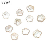 10pcs/Bag Flower No Hole Natural Freshwater Pearl Beads 10-12mm