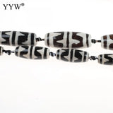 10pcs Tibetan Agates Dzi Beads Black/Red Healing 11/12/16mm