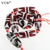 10pcs Tibetan Agates Dzi Beads Black/Red Healing 11/12/16mm