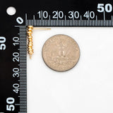 10pcs Bar Ear Studs 21mm Plated Brass Long Bar Earrings
