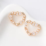 10pcs Heart Enamel Charms Romantic Love Pendants DIY Jewelry Crafts