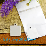 10pcs Flight Attendant Stainless Steel Charms for Jewelry Making