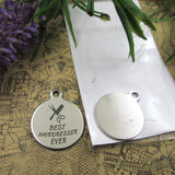 10pcs Hairdresser Ever Charms Pendant DIY Jewelry Making Findings