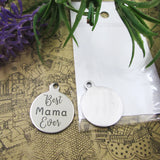 10pcs Mama Ever Stainless Steel Charms Pendant DIY Findings