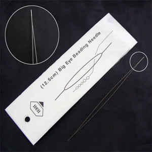 10pcs Big Eye Pins Curved Beading Needles Easy Jewelry Making Tools