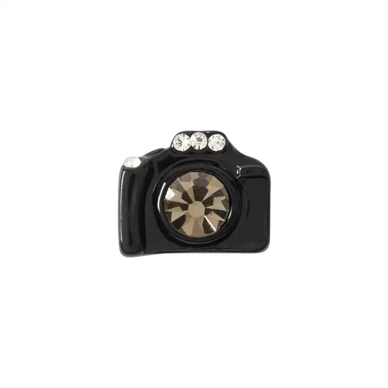 10pcs Camera Floating Charms for Glass Locket Watch Necklace