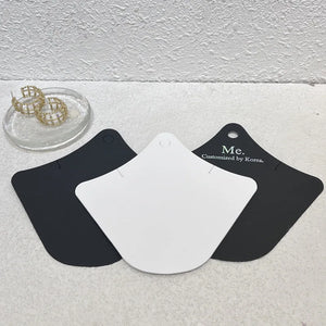 10pcs Paper Necklace Packaging Cards Tags Jewelry Display Organizer