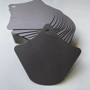 10pcs Paper Necklace Packaging Cards Tags Jewelry Display Organizer