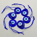 10pcs Evil Eye Glass Pendant Traditional Luck Office Home Backpack Key