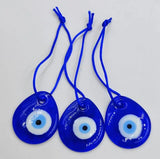 10pcs Evil Eye Glass Pendant Traditional Luck Office Home Backpack Key