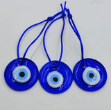 10pcs Evil Eye Glass Pendant Traditional Luck Office Home Backpack Key