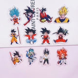 10pcs One Piece Anime Character Key Chain Bag Pendant Gift