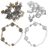 10pcs Bracelet Bezel Settings Jewelry Making Bezels Blank Bezels