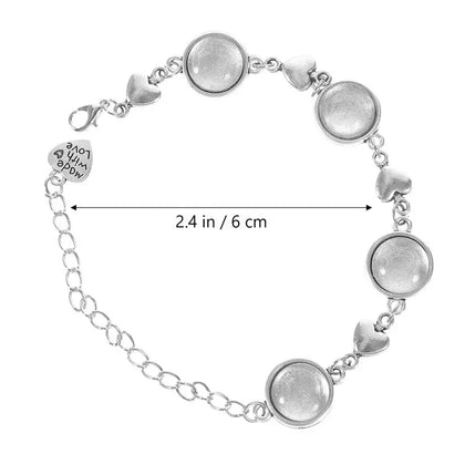 10pcs Bracelet Bezel Settings Jewelry Making Bezels Blank Bezels