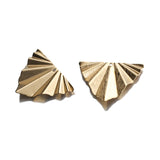 10pcs Brass Charms 29x22mm Triangle Leaf Charms Pendant for Jewelry Making