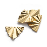 10pcs Brass Charms 29x22mm Triangle Leaf Charms Pendant for Jewelry Making