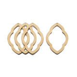10pcs Brass Geometric Charms Hollow Lips Gourd Shape Pendant DIY Jewelry Making