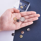 10pcs Brass CZ Flower Bead Caps for Jewelry Making 12x4mm