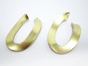 10pcs Brass U Shaped Pendant Earrings Findings 41x27mm R774