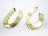 10pcs Brass U Shaped Pendant Earrings Findings 41x27mm R774