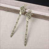 10pcs Bronze Vintage Hair Sticks Headbands For Women Elegance Lady Hairpins