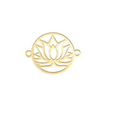 10pcs Stainless Steel Lotus Tree Of Life Charms for DIY Jewelry Making