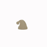 10pcs Unfinished Wooden Christmas Santa Hat Head Cutout Shape For Earrings
