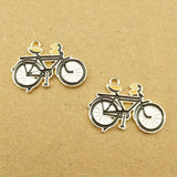 10pcs Bus/Bicycle Enamel Charm Jewelry Making Earring/Pendant DIY Accessories