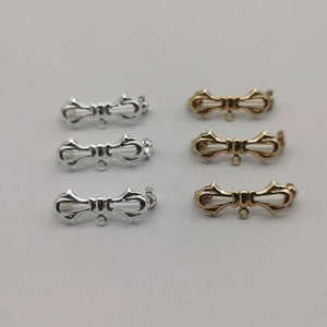 10pcs Butterfly Brooch Pins Base Clasp for Christmas Jewelry DIY
