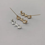 10pcs Butterfly Brooch Pins Base Clasp for Christmas Jewelry DIY