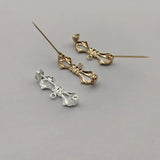 10pcs Butterfly Brooch Pins Base Clasp for Christmas Jewelry DIY