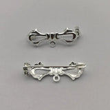 10pcs Butterfly Brooch Pins Base Clasp for Christmas Jewelry DIY