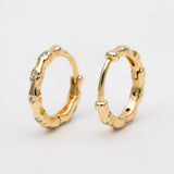 10pcs CZ Paved Hoop Earrings, 10mm, Dainty Huggie Earrings