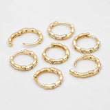 10pcs CZ Paved Hoop Earrings, 10mm, Dainty Huggie Earrings
