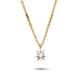 10pcs CZ Paved Star Charm Pendants 5mm, Real Plated Brass