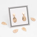 10pcs CZ Paved Sun Charms 18K Plated Brass Pendants For Jewelry Making DIY