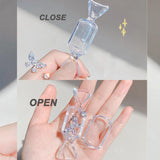10pcs Candy Shaped Jewelry Carrying Case for Travel Storage