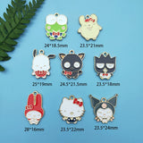10pcs Animal Alloy Drip Earrings for DIY Jewelry