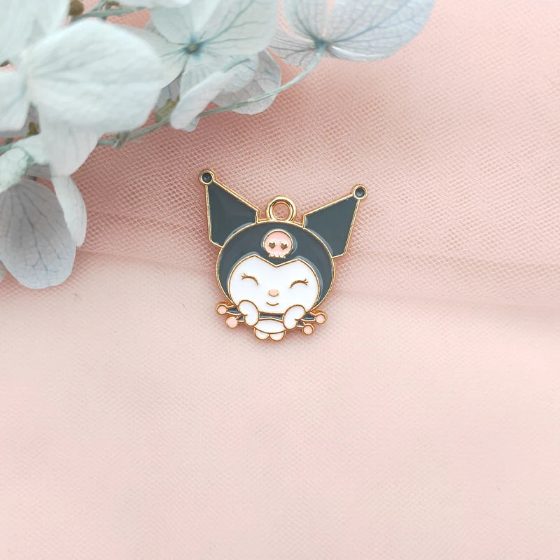 10pcs Animal Alloy Drip Earrings for DIY Jewelry