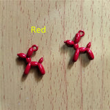 10pcs Animal Balloon Dog Metal Robot Charms for Crafting