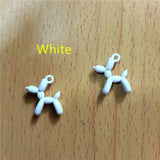 10pcs Animal Balloon Dog Metal Robot Charms for Crafting