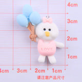 10pcs Cartoon Animals Balloon Charms Diy Earrings Bracelet Necklace Jewelry