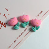 10pcs Animal Charms for Jewelry Making Flowers Bowknot Pendant DIY Earrings